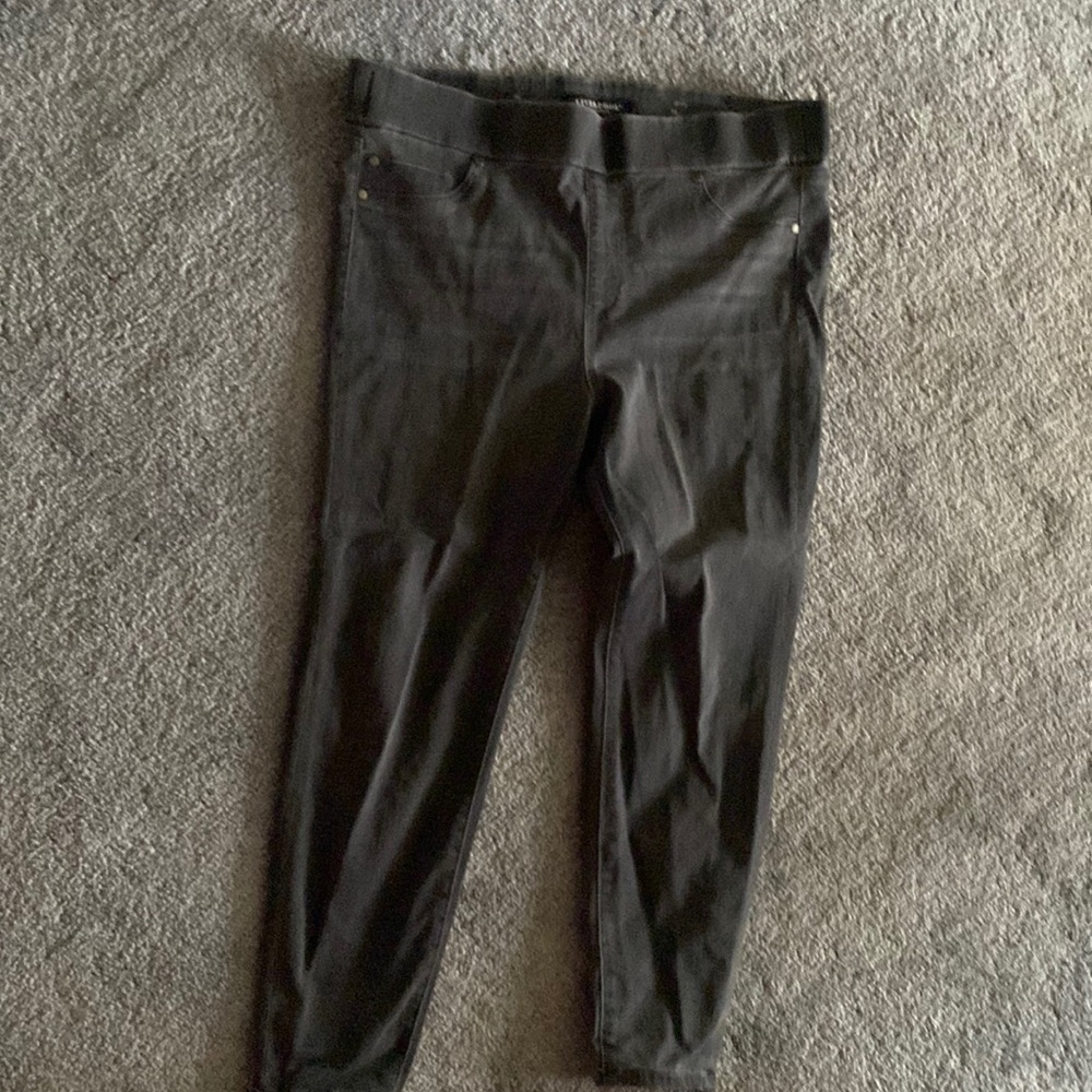 Liverpool size petite 14 skinny grey/black jeans. Only worn once